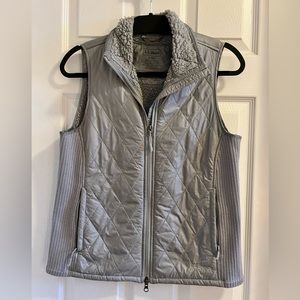 LL Bean Fleece-Lined Fitness Vest Misses Petite